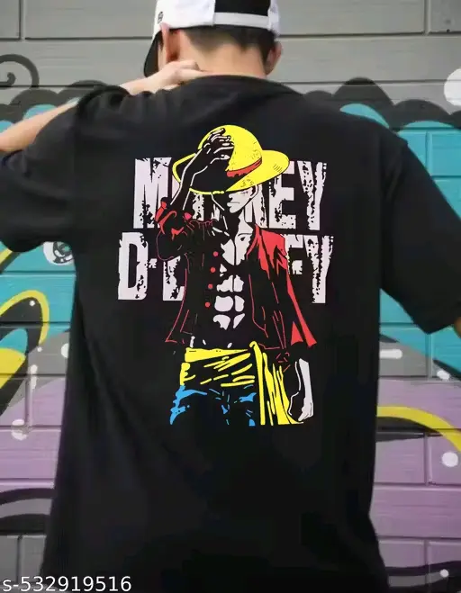 One Piece - DOWN-SHOLDER t-shirt for men - 104